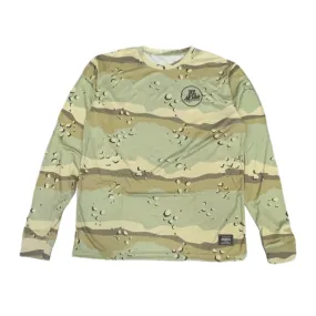 808ALLDAY Desert Camo Tag  Dri Fit Performance Long Sleeve