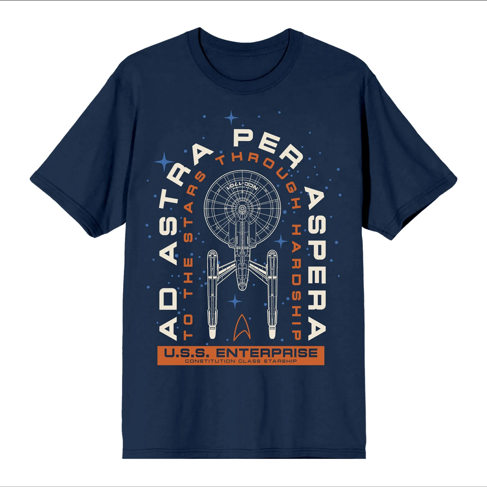 Ad Astra Per Aspera Navy Tee