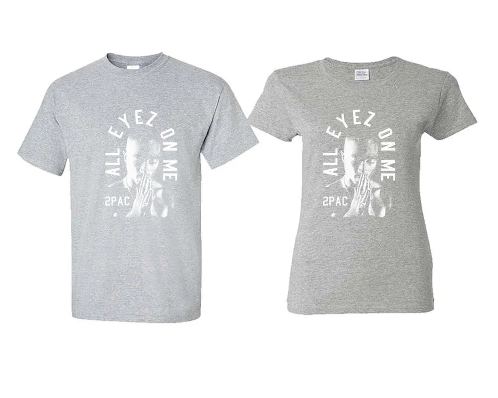 All Eyes On Me Couple Matching Shirts, Design Man and Woman Shirts