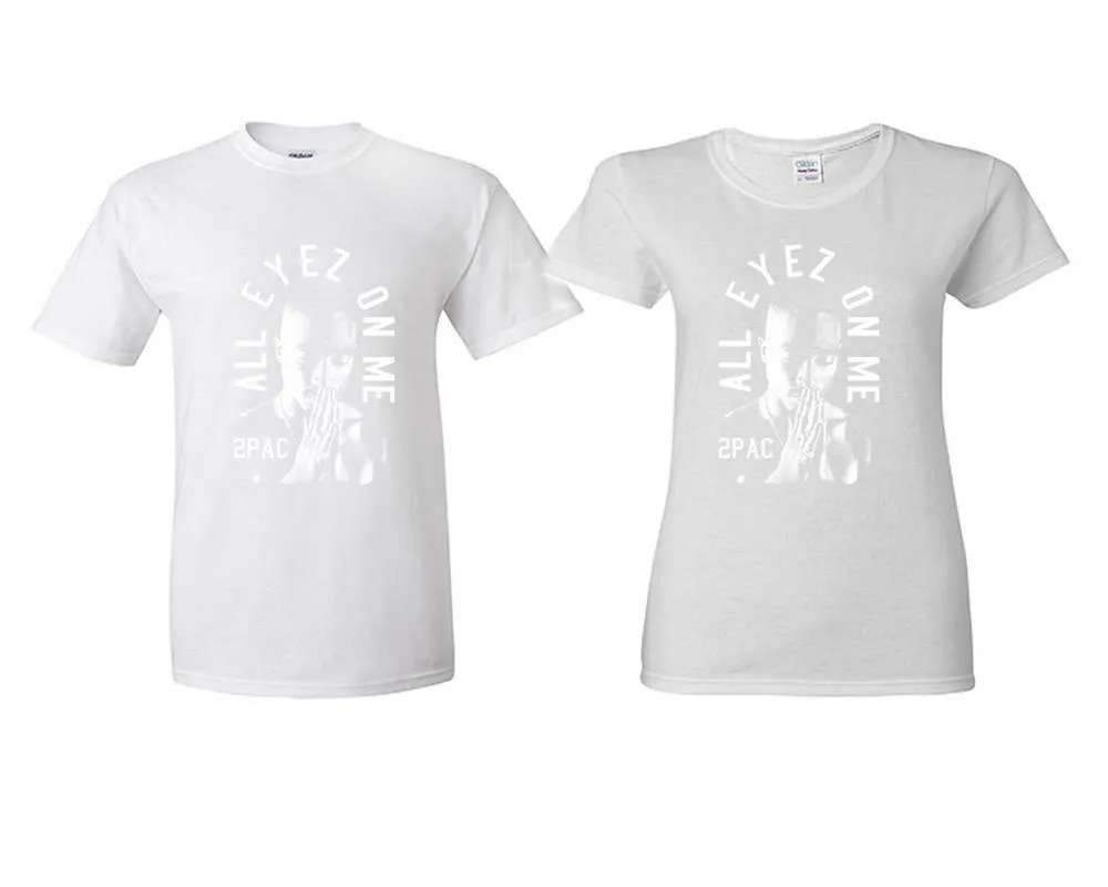 All Eyes On Me Couple Matching Shirts, Design Man and Woman Shirts