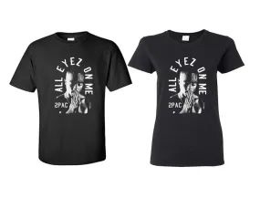 All Eyes On Me Couple Matching Shirts, Design Man and Woman Shirts