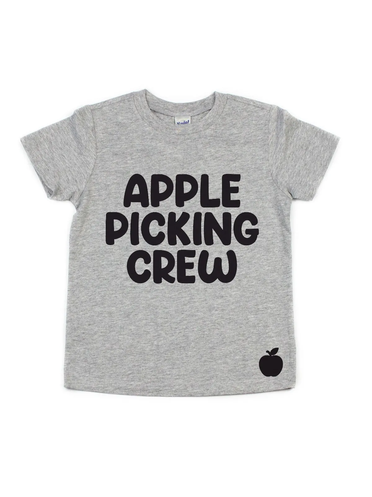 Apple Picking Crew Tees - Red, White, Gray & Green