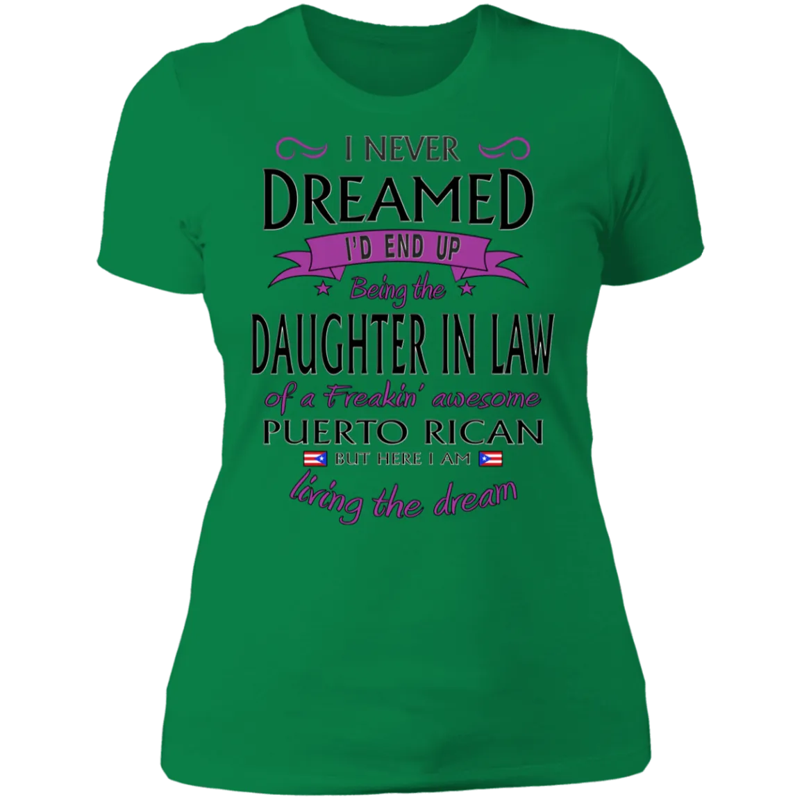 Awesome Daughter In Law Ladies' Boyfriend T-Shirt