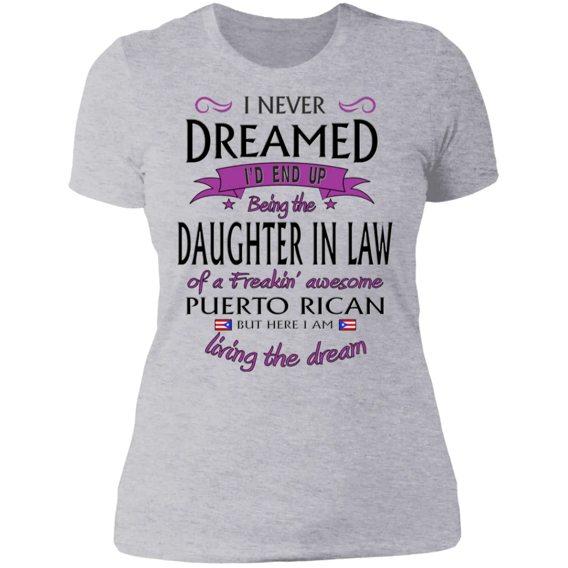 Awesome Daughter In Law Ladies' Boyfriend T-Shirt