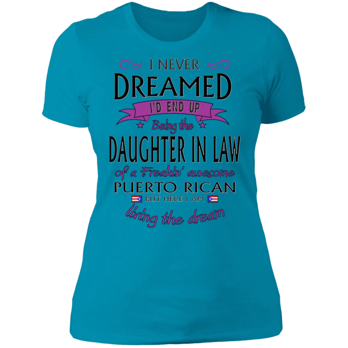 Awesome Daughter In Law Ladies' Boyfriend T-Shirt