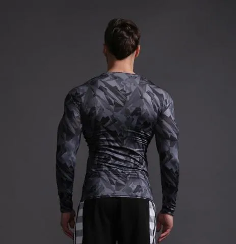 Batman 'Returns' Camouflage Compression Long Sleeve Rash Guard