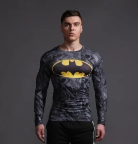 Batman 'Returns' Camouflage Compression Long Sleeve Rash Guard