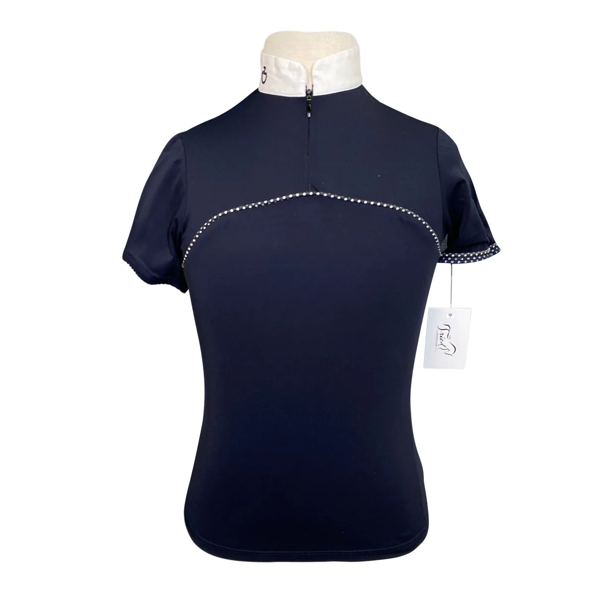 Cavalleria Toscana Competition Polo in Navy - Children's 10