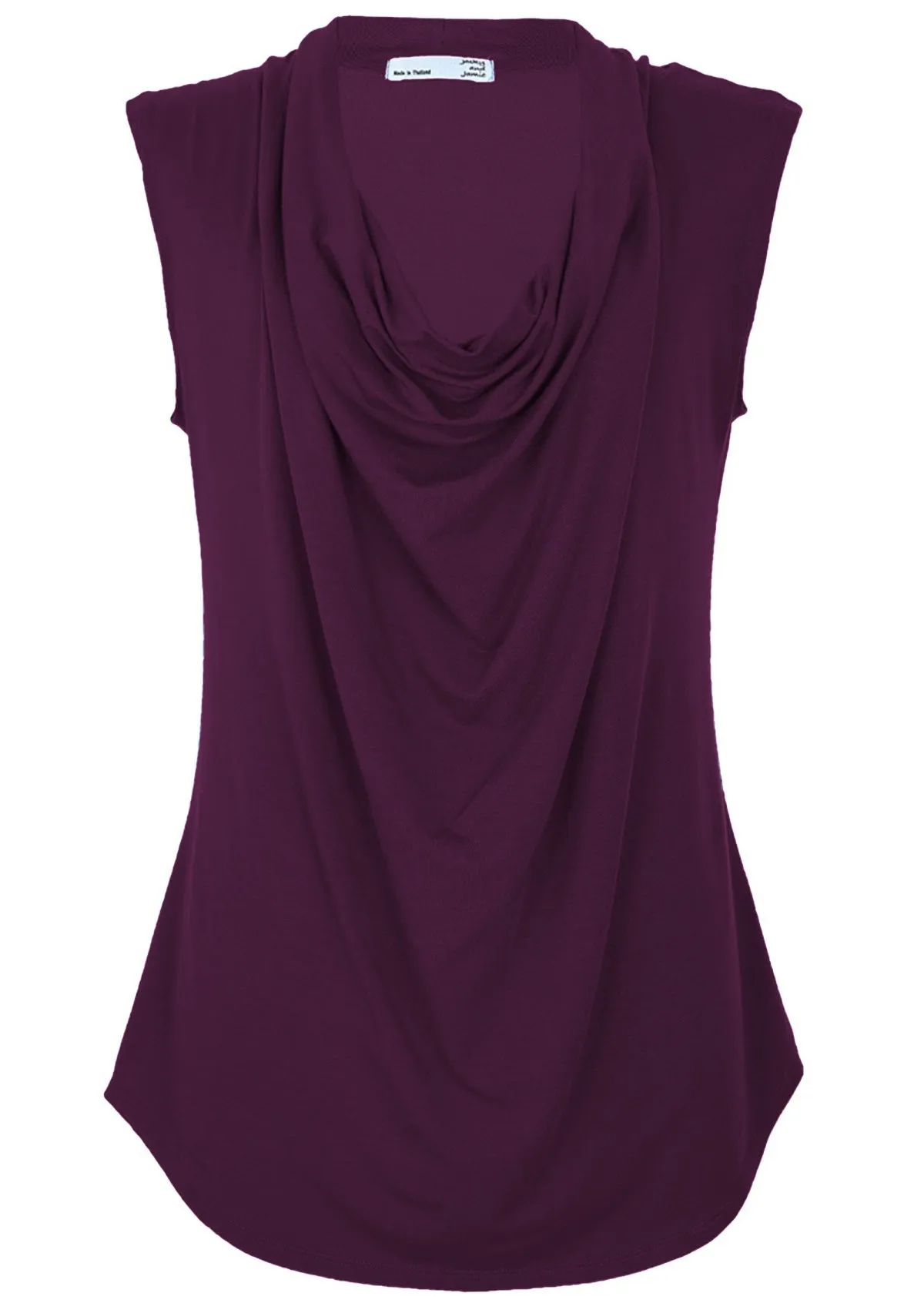 Cowl Neck Top Dark Purple