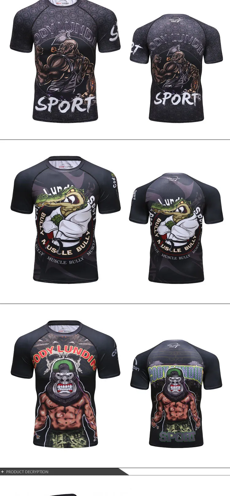 Crocodile Compression 'Dojo' Elite Short Sleeve Rashguard