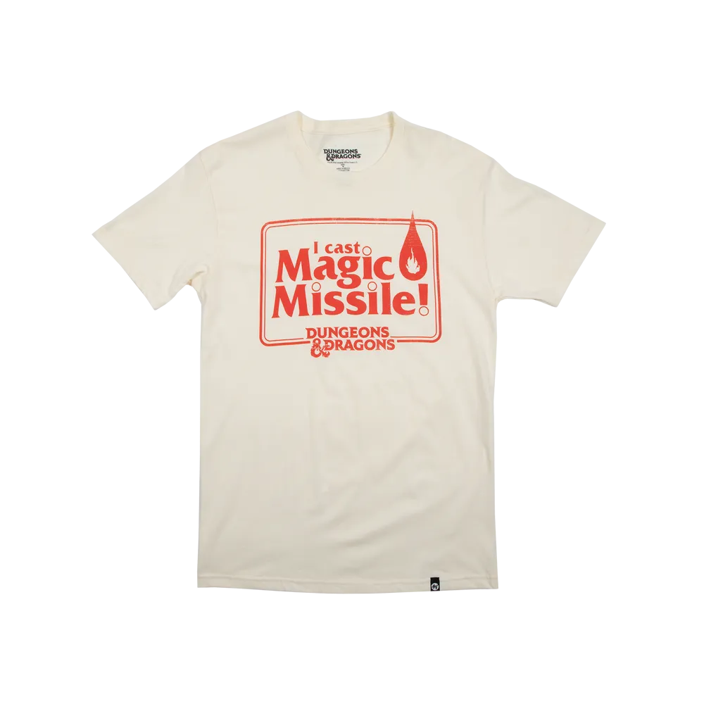 D&D Magic Missile Natural Tee