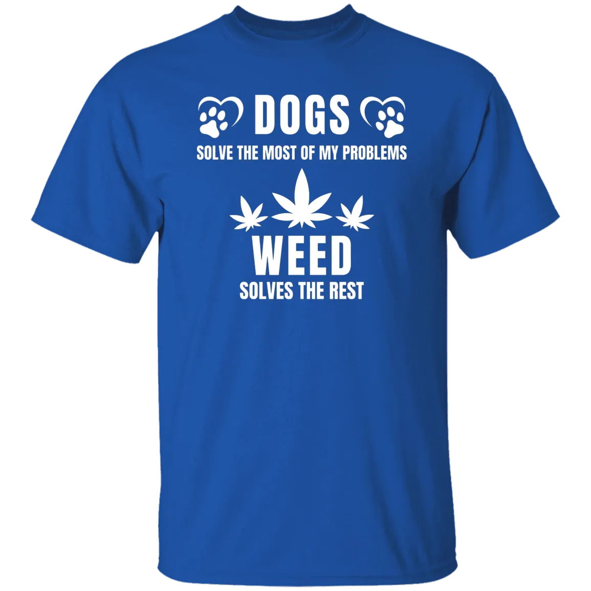 Dogs & Weed /Black T-Shirt