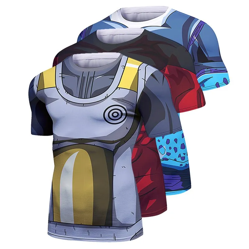 Dragon Ball Z 'Capsule Vegeta' Short Sleeve Elite Rashguard