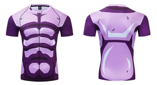 Dragon Ball Z Compression 'Hit' Premium Short Sleeve Rashguard