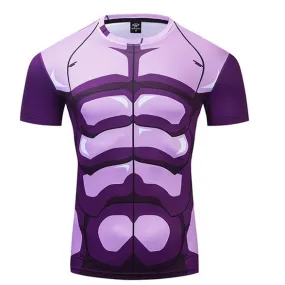 Dragon Ball Z Compression 'Hit' Premium Short Sleeve Rashguard