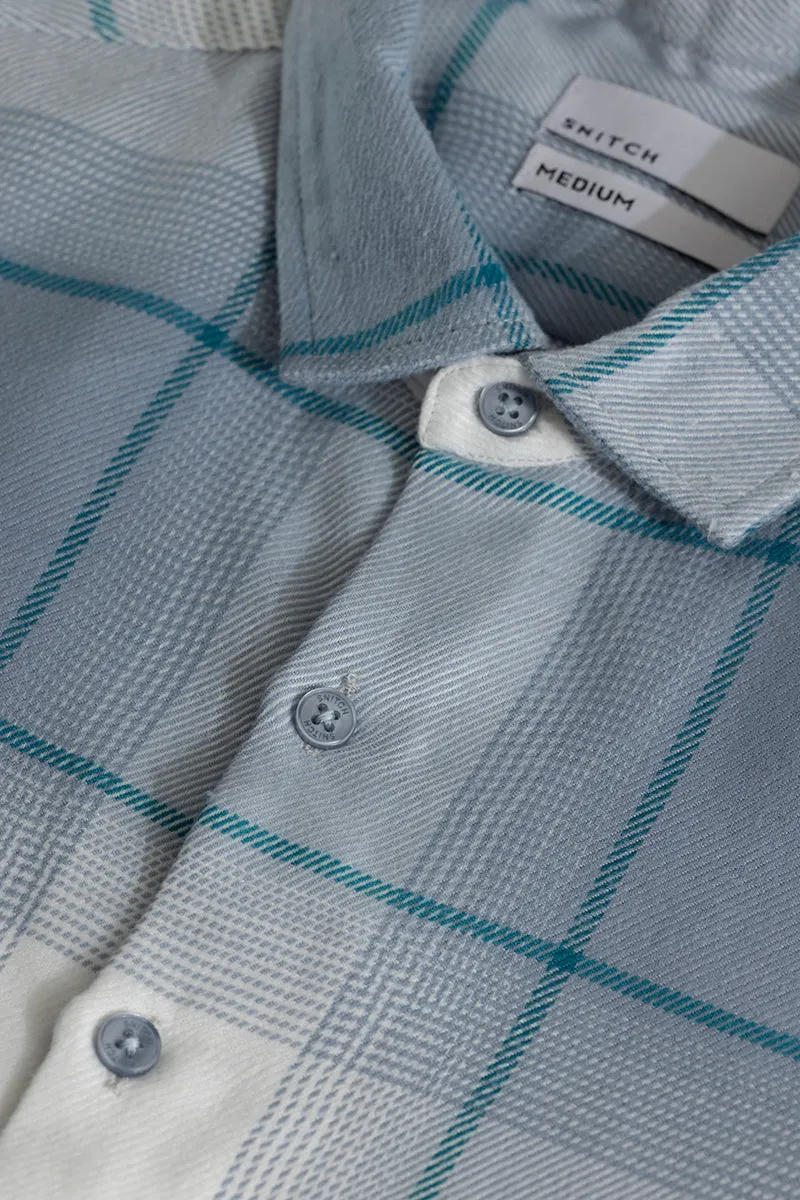 Duet Dupllin Blue Flannel Checks Shirt