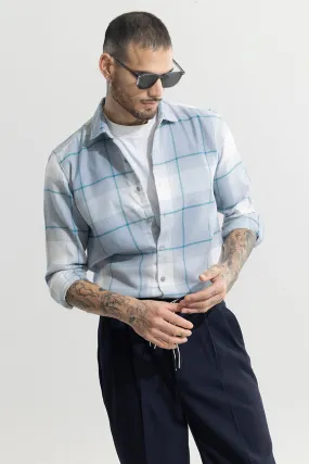 Duet Dupllin Blue Flannel Checks Shirt