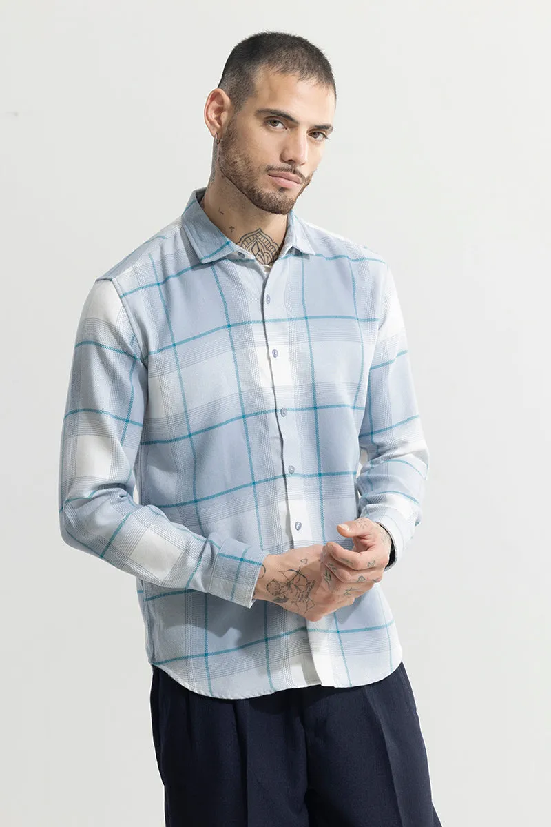 Duet Dupllin Blue Flannel Checks Shirt