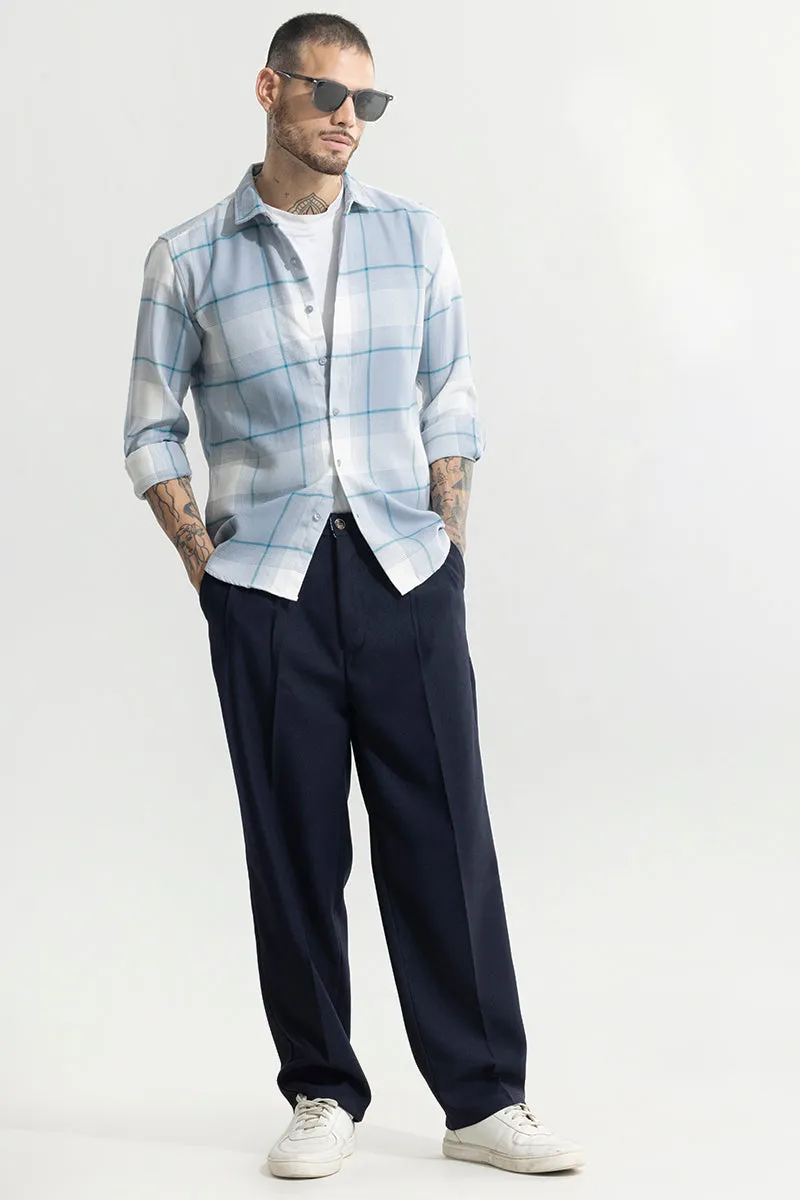 Duet Dupllin Blue Flannel Checks Shirt