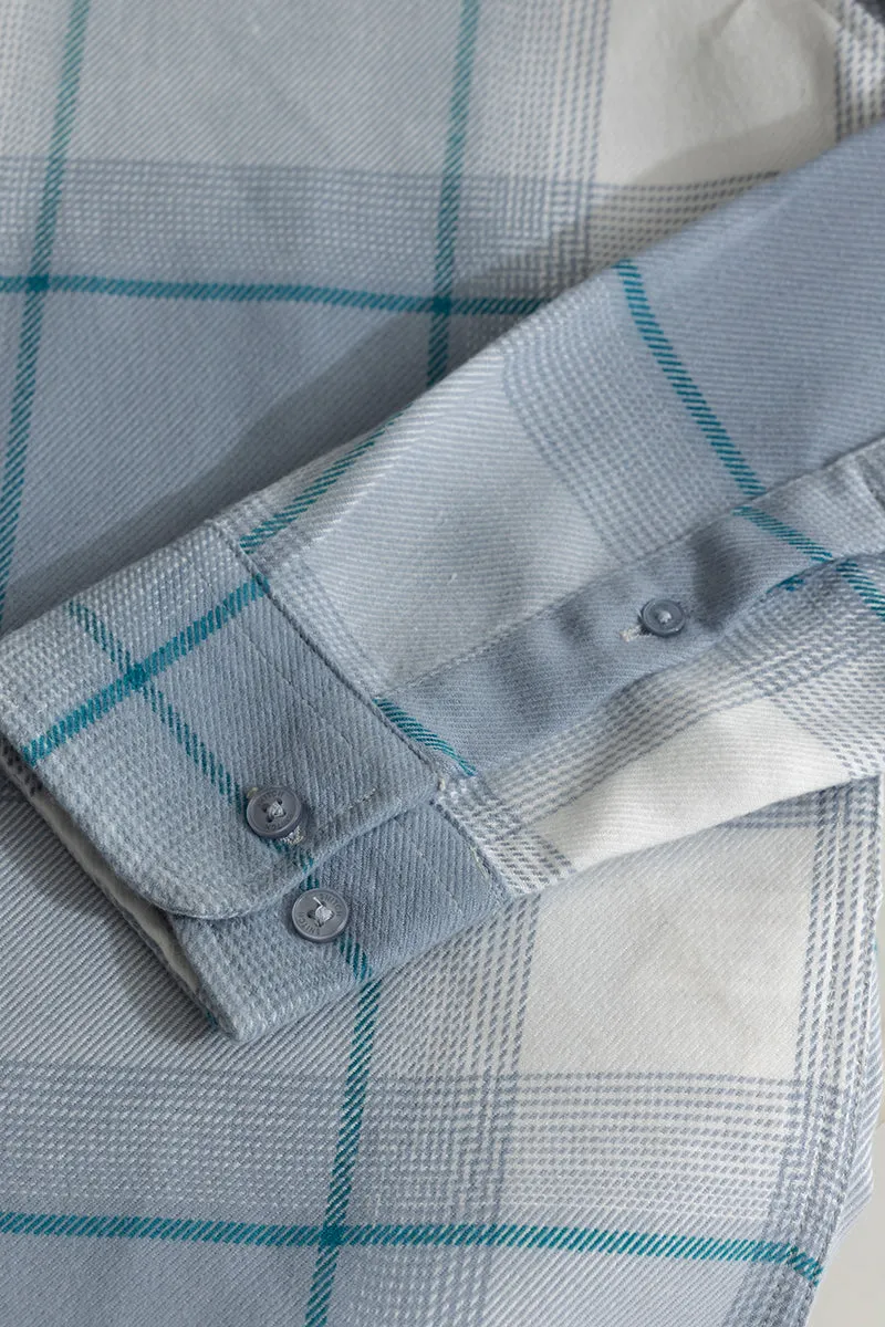 Duet Dupllin Blue Flannel Checks Shirt