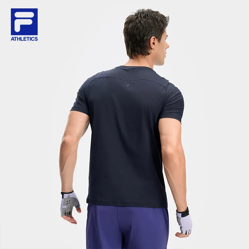 FILA CORE ATHLETICS FITNESS Men Short Sleeve T-shirt (Navy)