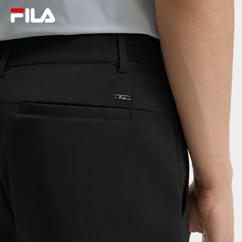 FILA CORE LIFESTYLE BLUE Men Woven Shorts (Black)