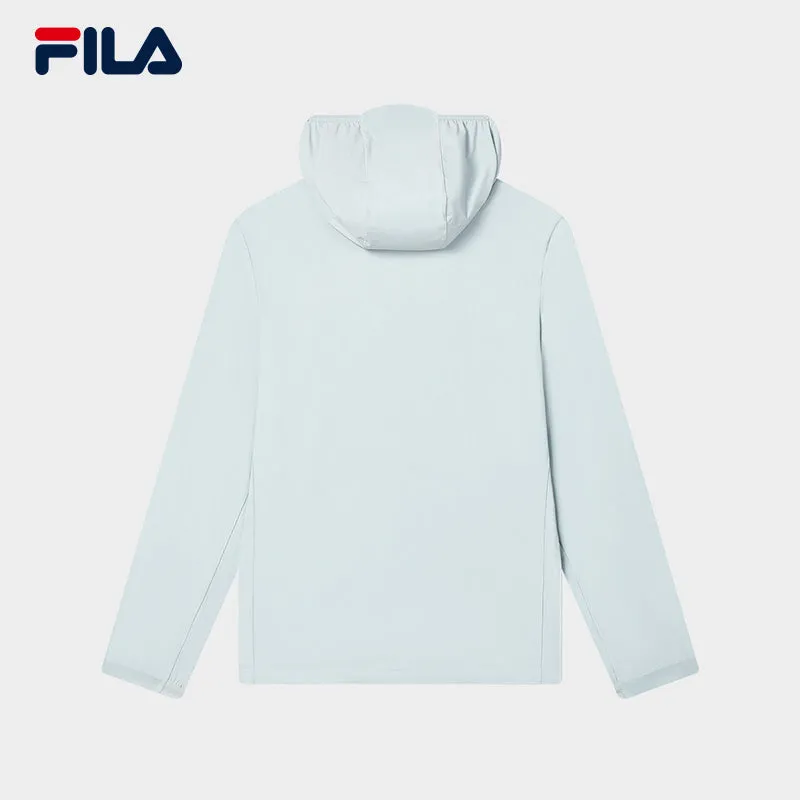 FILA CORE LIFESTYLE BLUE Men Woven Top (Ash)