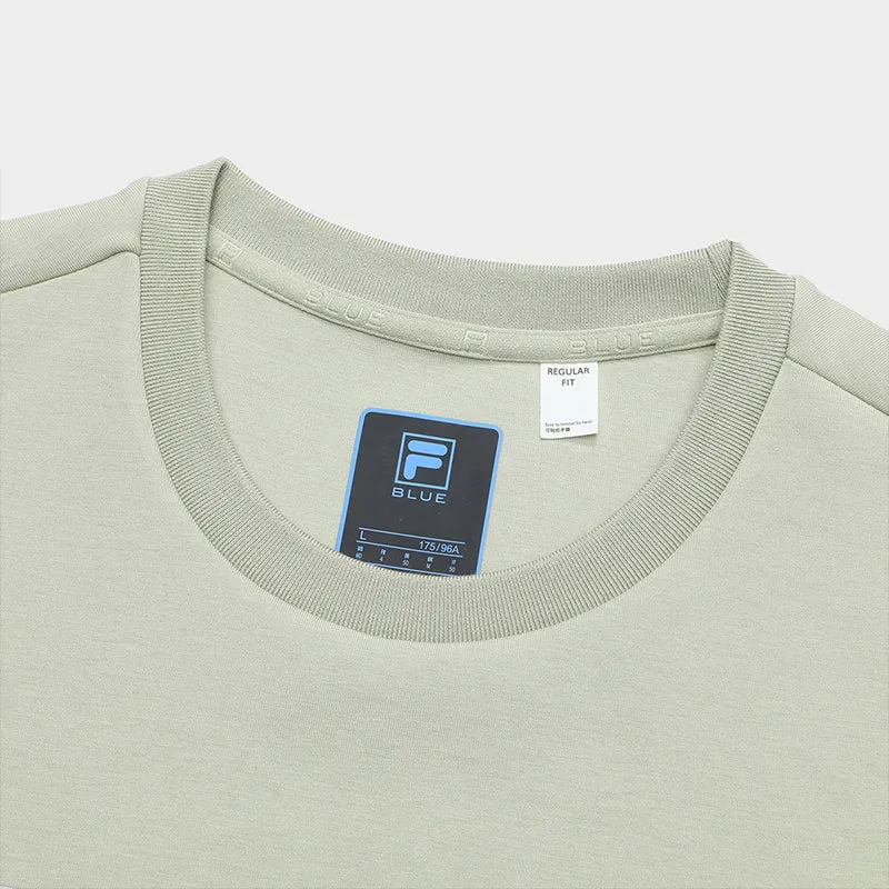 FILA CORE Men's DESIGN MUSEUM DENMARK WHITE LINE BLUE Pullover Sweater in Light Green (Unisex)