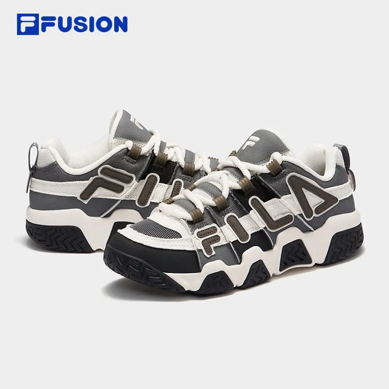 FILA FUSION BARRICADE Men Sneakers (White and Dark Grey)