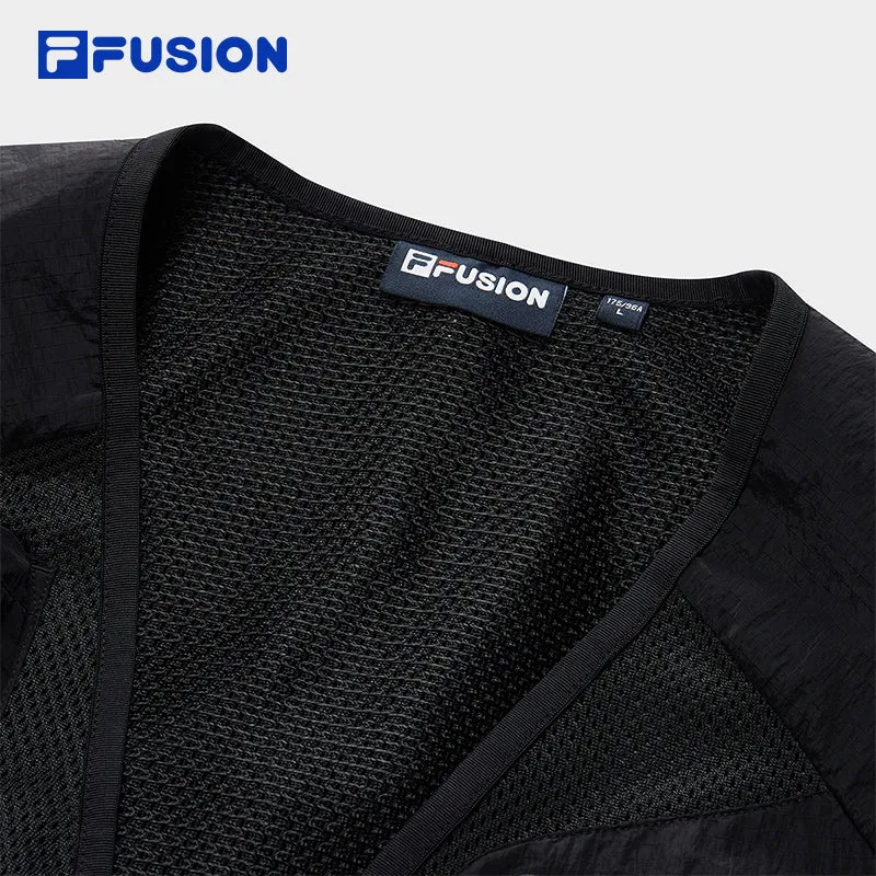 FILA FUSION INLINE URBAN TECH Men Woven Vest (Black)