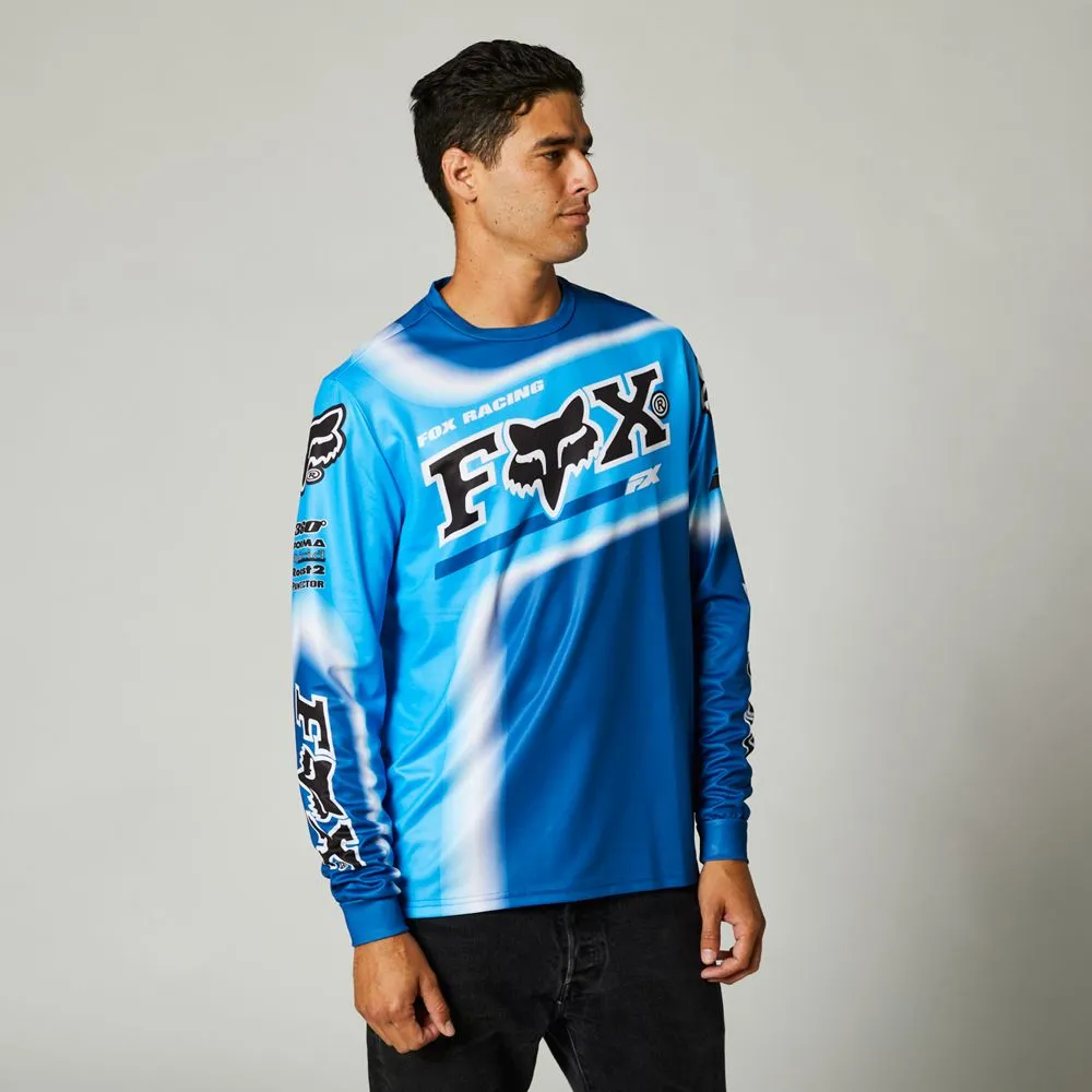 Fox Men's Powerband L/S Jersey Royal Blue