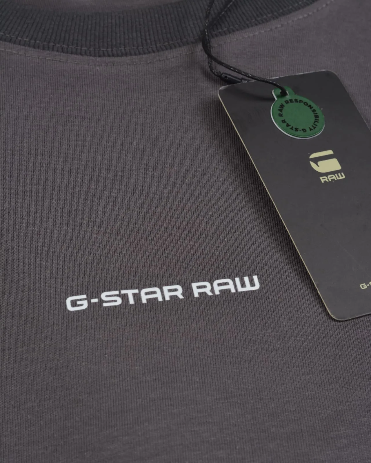 G-Star CENTER CHEST BOXY - Basic T-shirt Grey