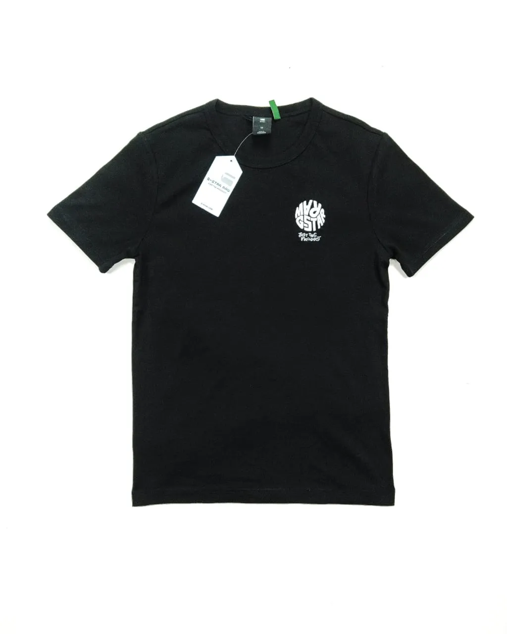 G STAR RAW Crew-Neck T-shirt with Signature Branding