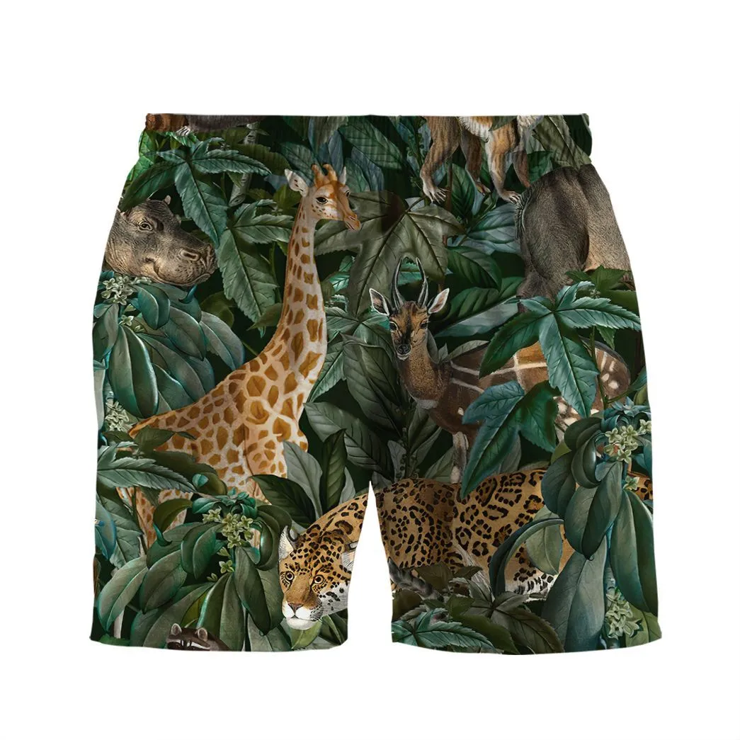 Gearhuman 3D African Wild Animal Hawaii Shirt