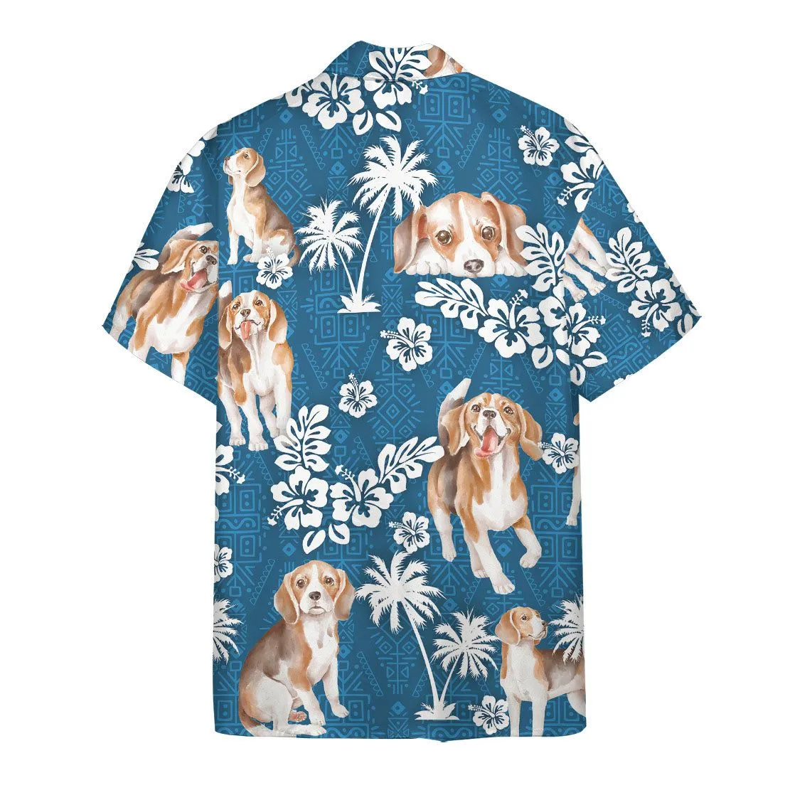 Gearhuman 3D Beagle Dogs Hawaii Shirt