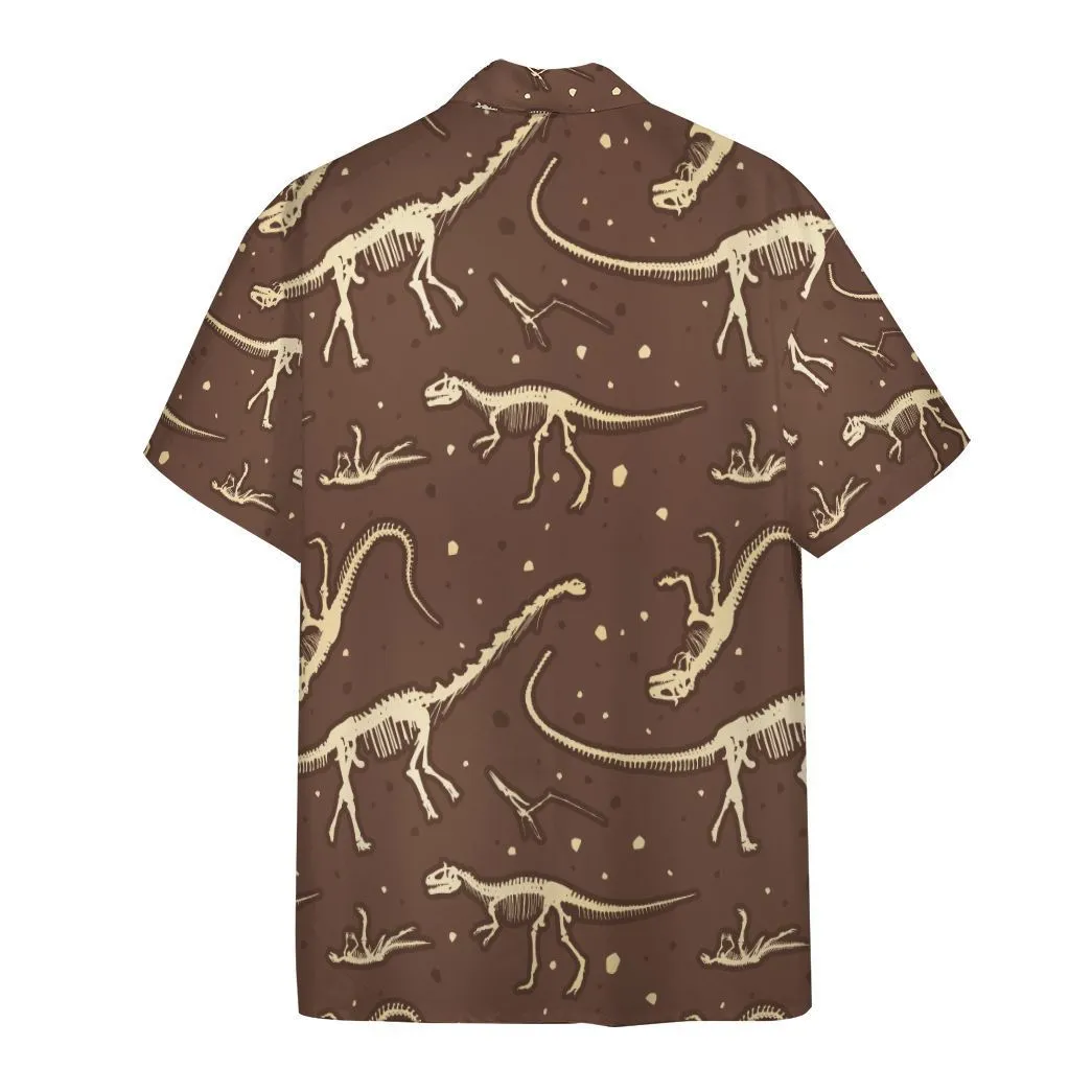 Gearhuman 3D Dinosaurs Fossil Hawaii Shirt