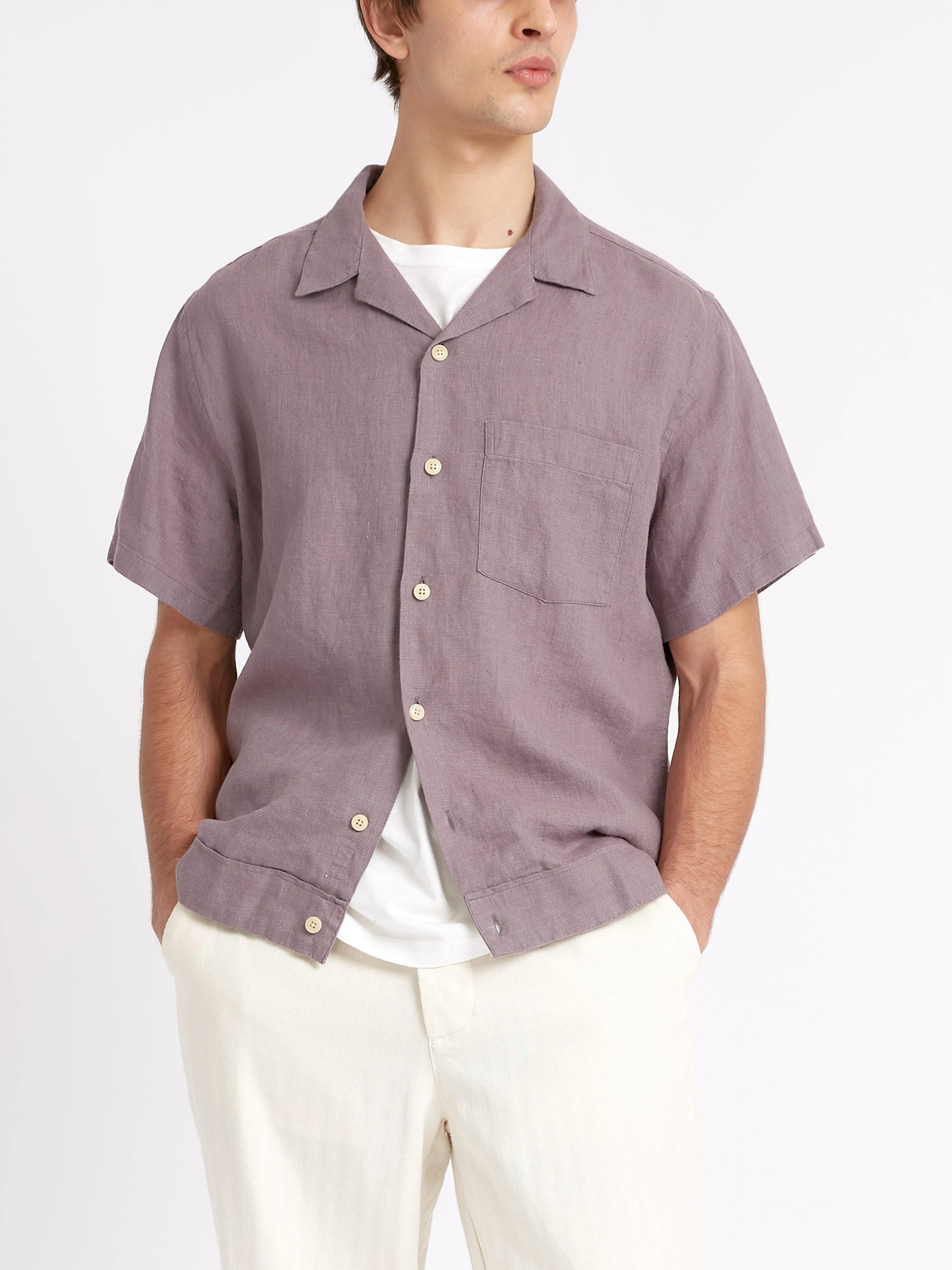 Havana Short Sleeve Shirt Coney Mauve