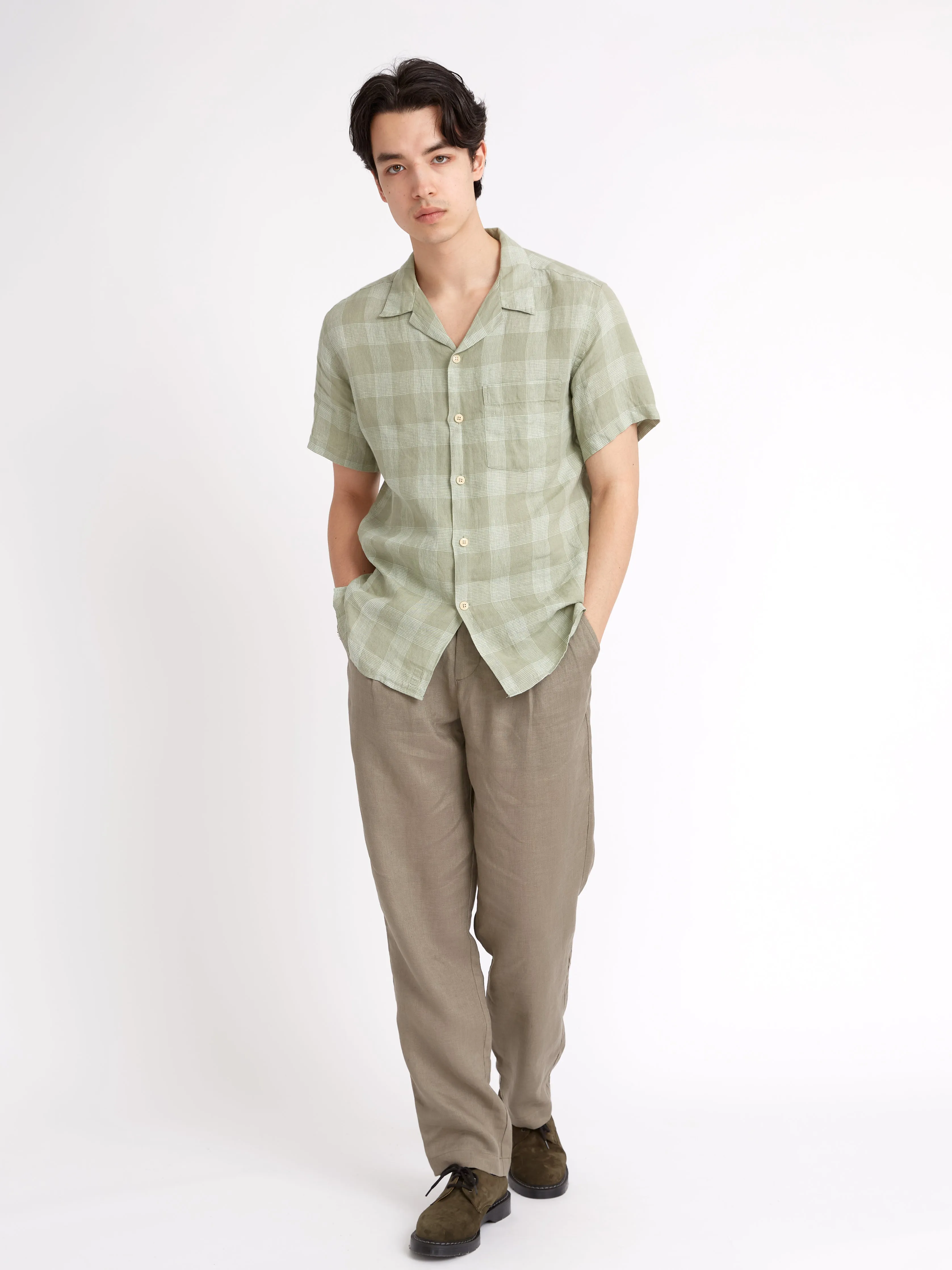 Havana Short Sleeve Shirt Kemsley Green