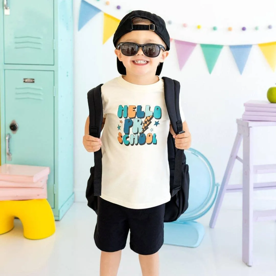 Hello Preschool Short Sleeve Kids Shirt