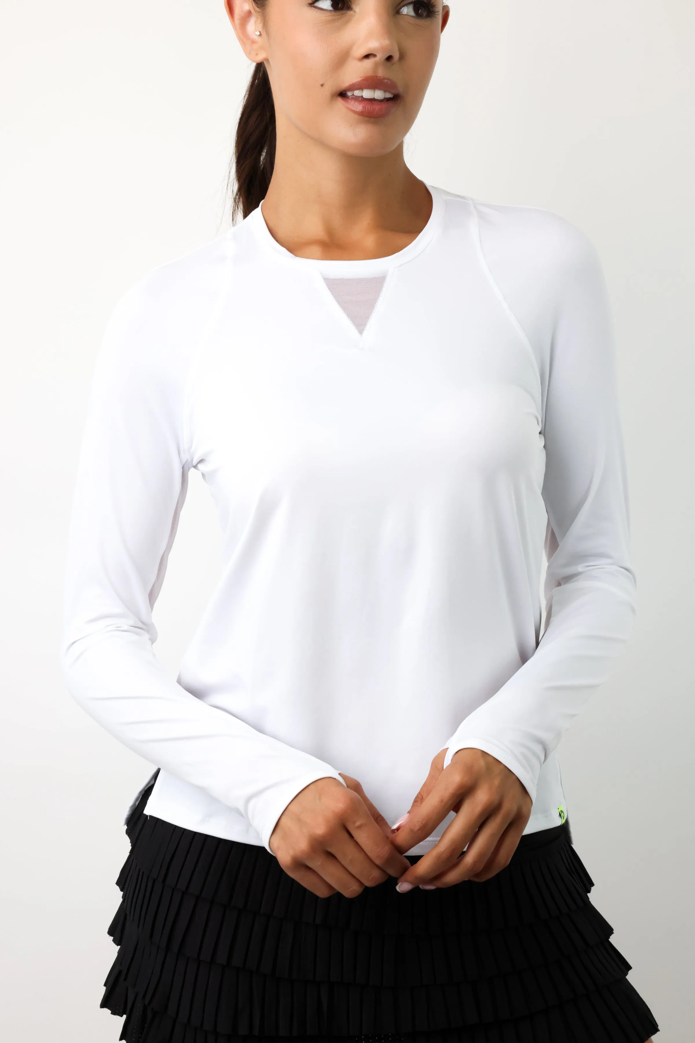 High Low Breezy Long Sleeve Top