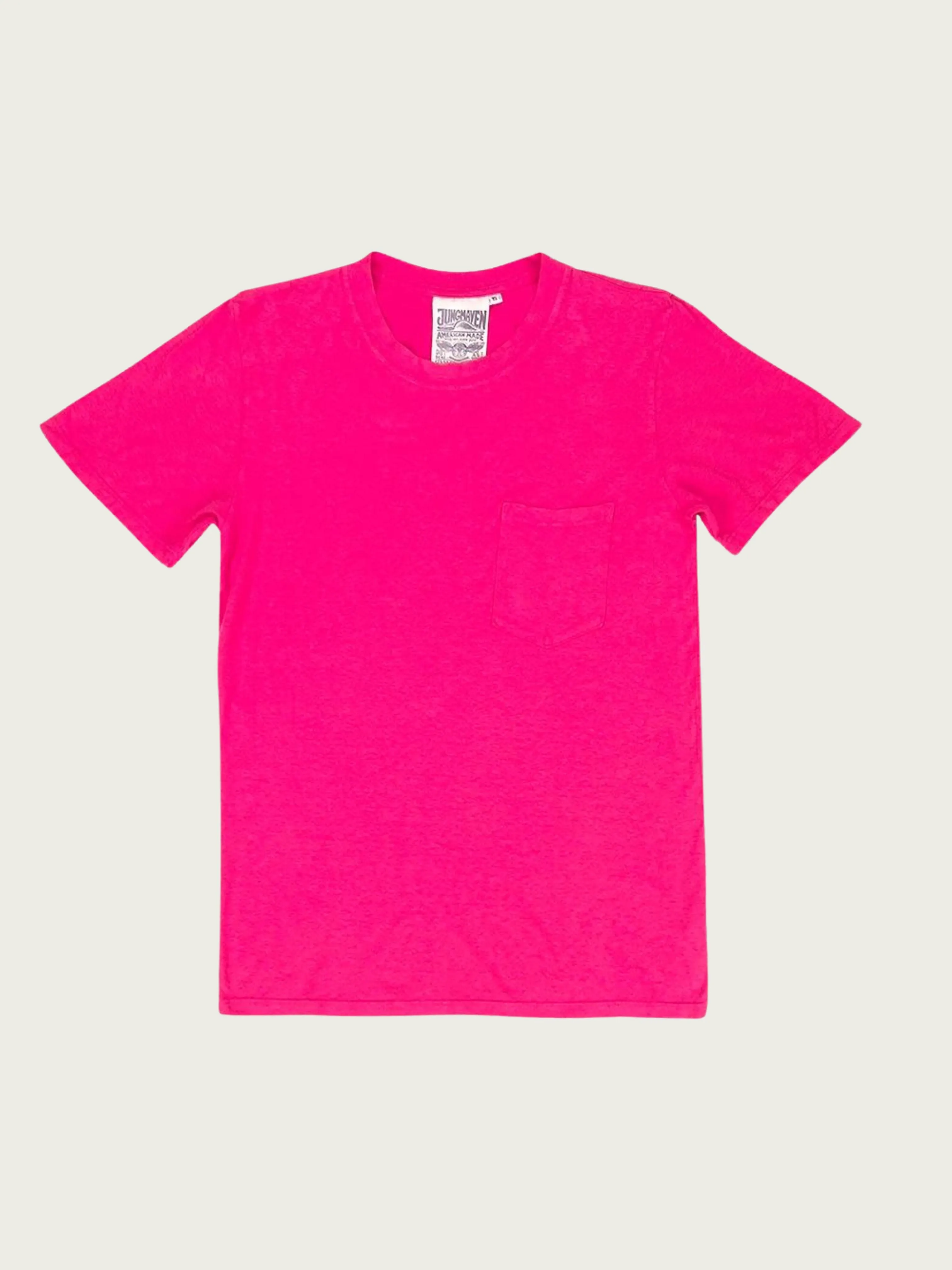 Jungmaven Pocket Tee - Pink Grapefruit