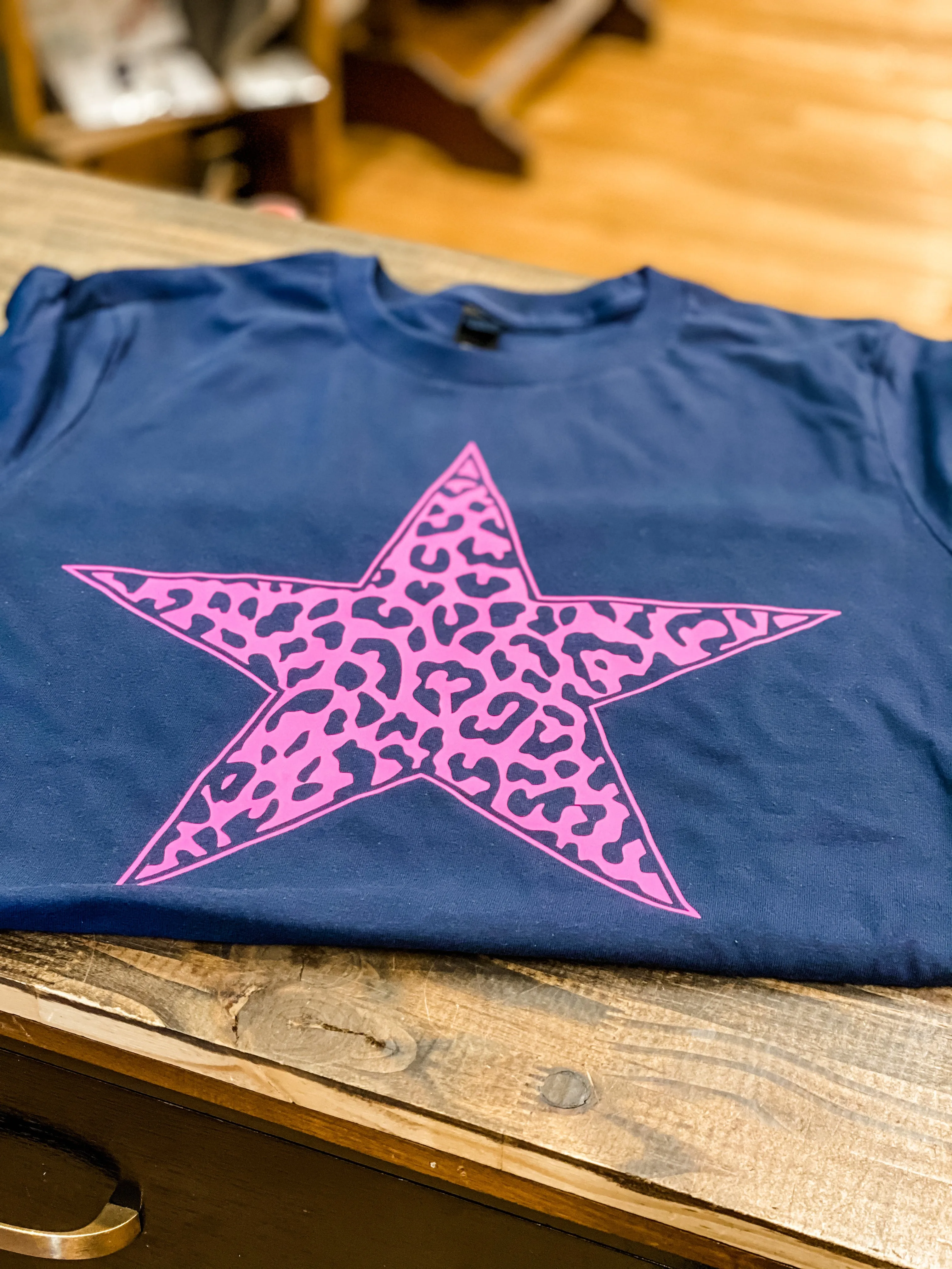 Leopard Star Tee