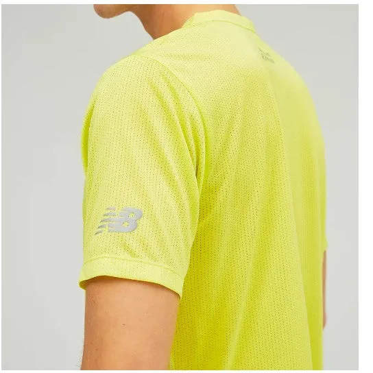 M New Balance Graphic Impact Run Short Sleeve