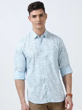 MEN'S BLUE-PRINT SLIM FIT SHIRT