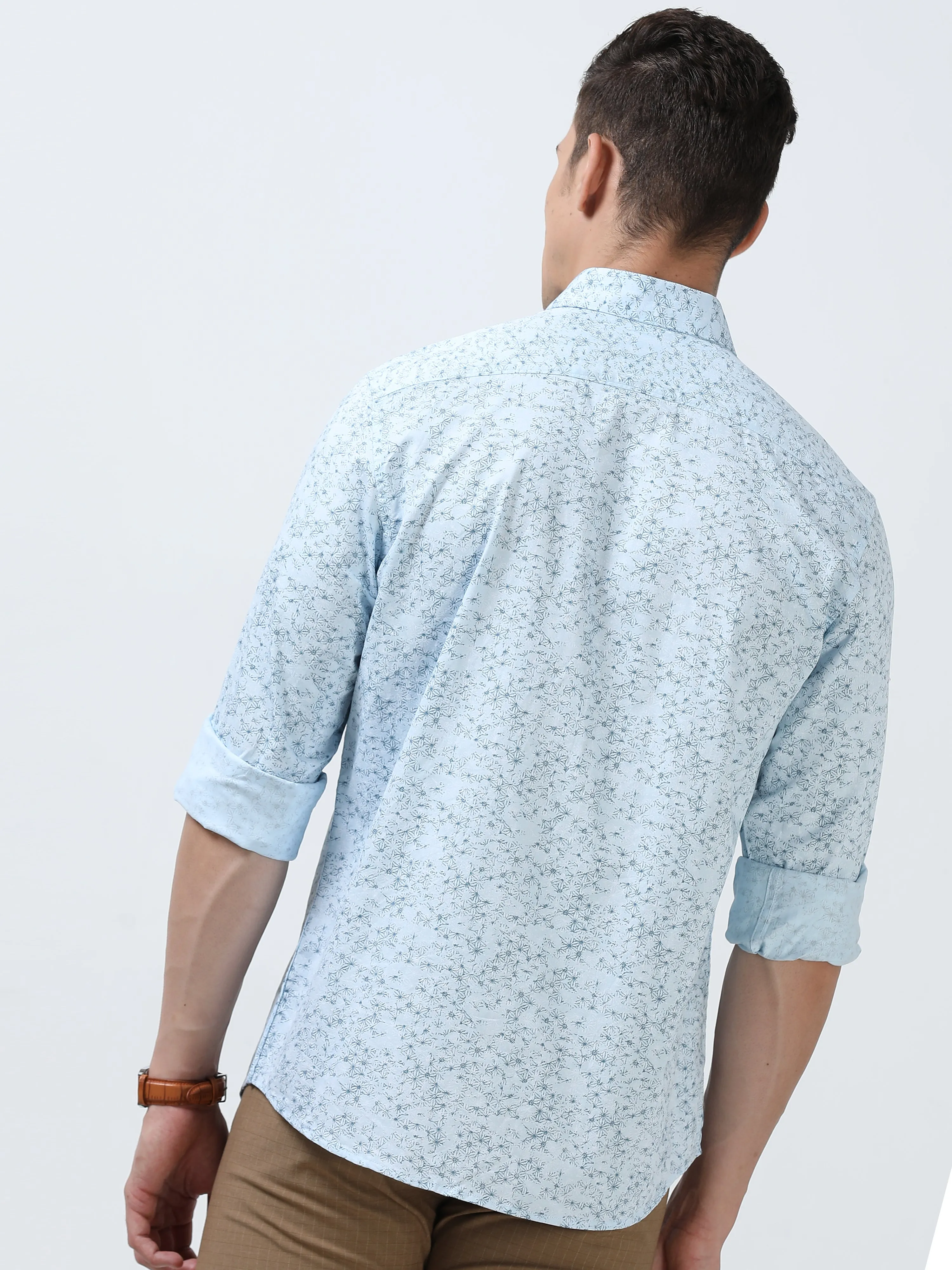 MEN'S BLUE-PRINT SLIM FIT SHIRT