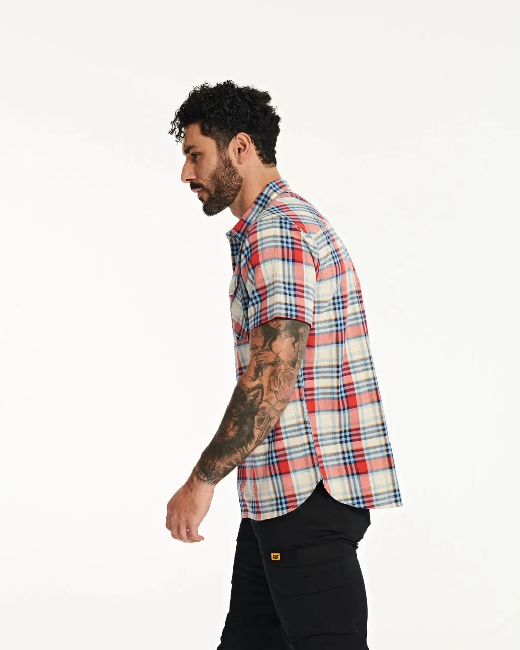 Men's Plaid Work Shirt