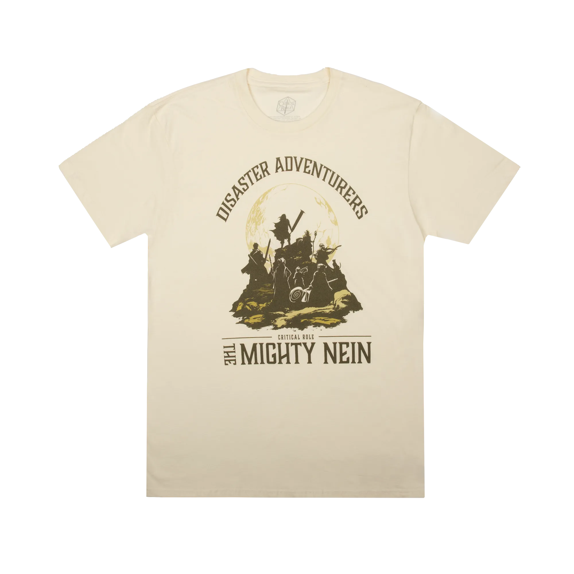 Mighty Nein Disaster Adventurers Natural Tee