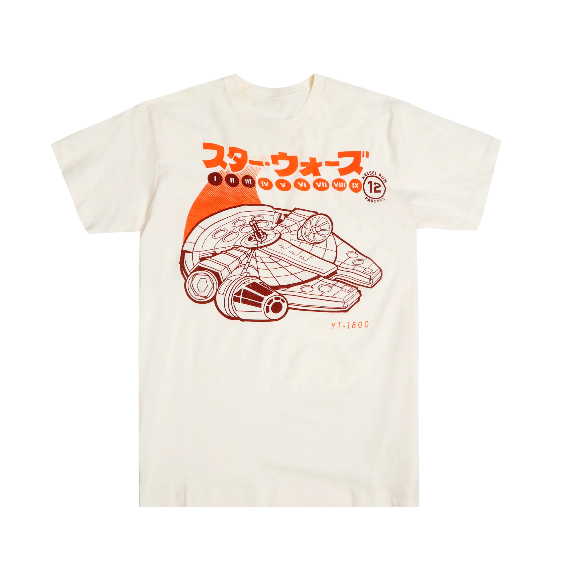 Millennium Falcon Kanji Natural Tee