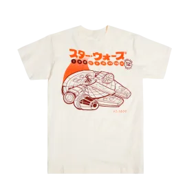 Millennium Falcon Kanji Natural Tee