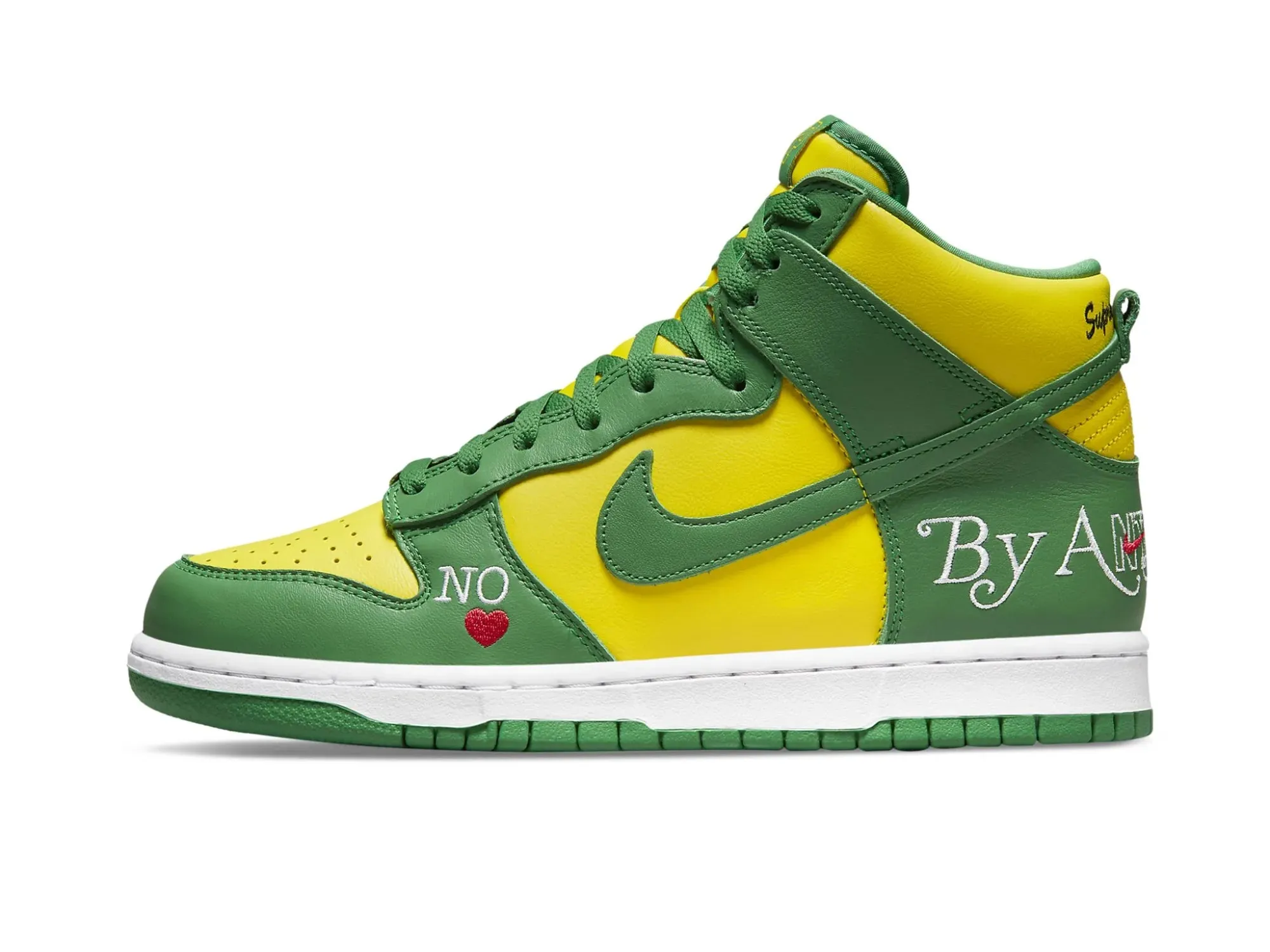 Nike Dunk High SB x Supreme "By Any Means Brazil"